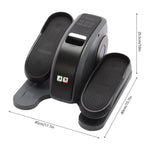 Electric Seated Leg Foot Pedal Exerciser under Desk Leg Machine with Remote Control for Home