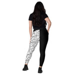 PulseXO Black Chat Shit Leggings with pockets