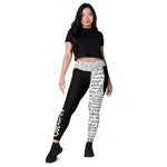 PulseXO Black Chat Shit Leggings with pockets