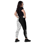 PulseXO Black Chat Shit Leggings with pockets
