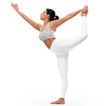 PulseXO White Chat Shit Sports bra