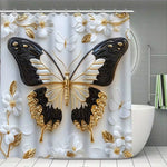 Decorative Gold black and  White   Butterfly Bathroom Set, Bathroom Accessories, Home Decor, Dorm Decor, Fall, Farmhouse Decor